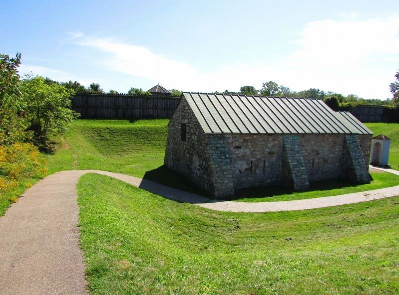 Powder Magazine at Fort George image. Click for full size.