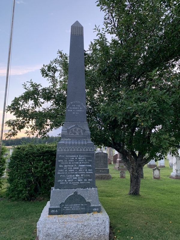 Springbrook First World War Memorial image. Click for full size.