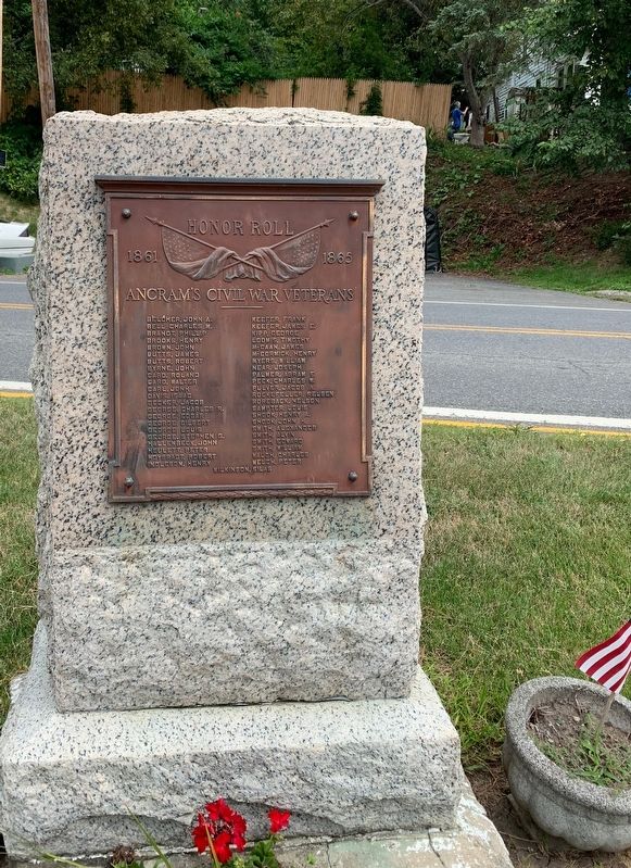 Ancram's Civil War Veterans Marker image. Click for full size.