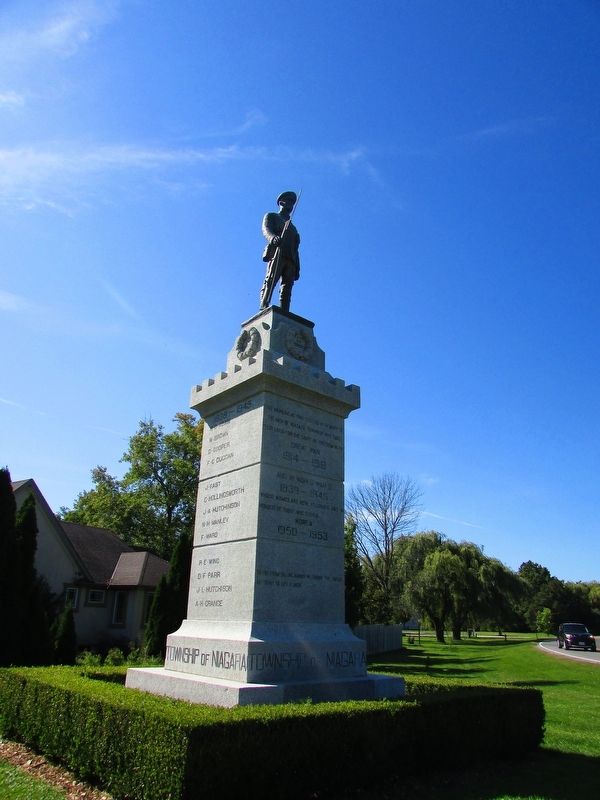 Township of Niagara War Memorial. Click for full size. Township of Niagara War Memorial image. Click for full size.