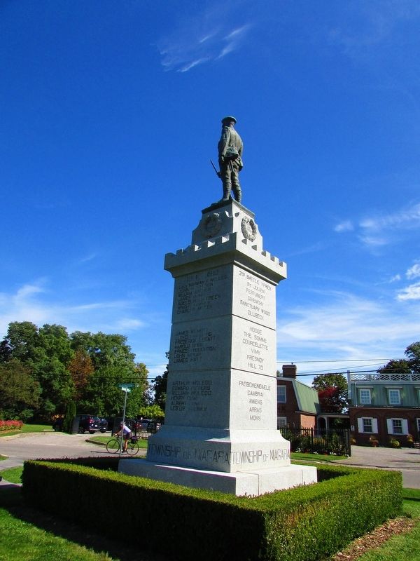 Township of Niagara War Memorial. Click for full size. Township of Niagara War Memorial image. Click for full size.