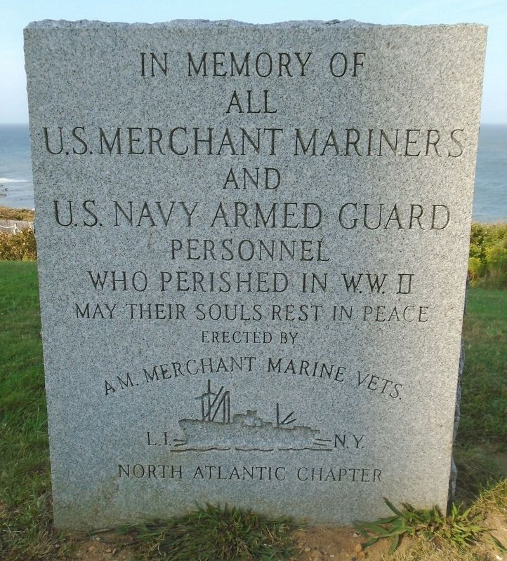 U.S. Merchant Mariners and U.S. Navy Armed Guard Memorial image. Click for full size.