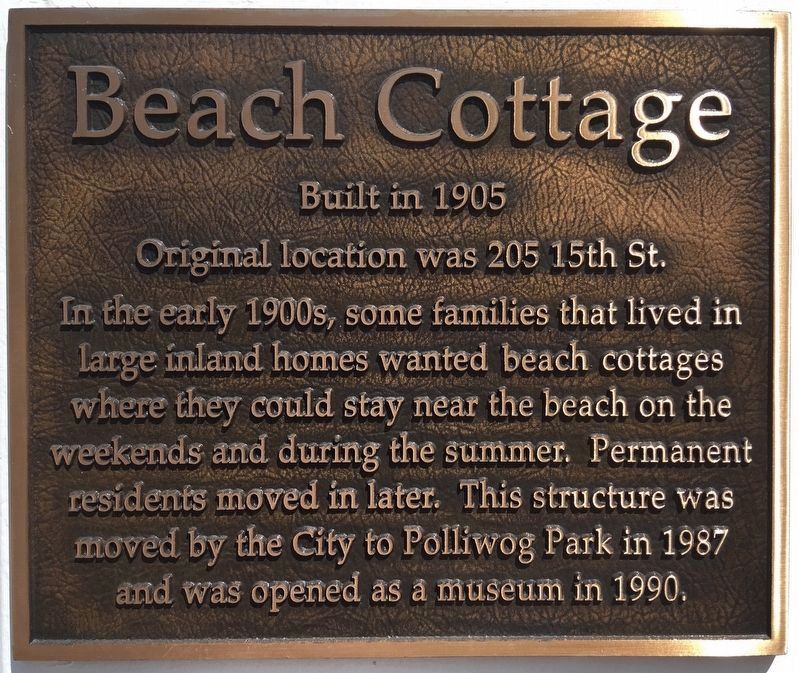 Beach Cottage Marker image. Click for full size.