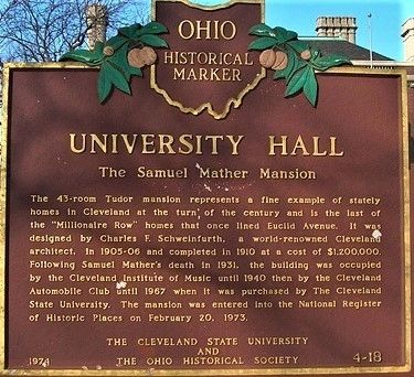 University Hall Marker image. Click for full size.