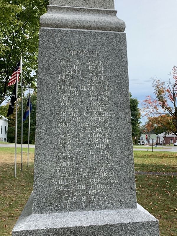 Lunenburgh Civil War Memorial image. Click for full size.