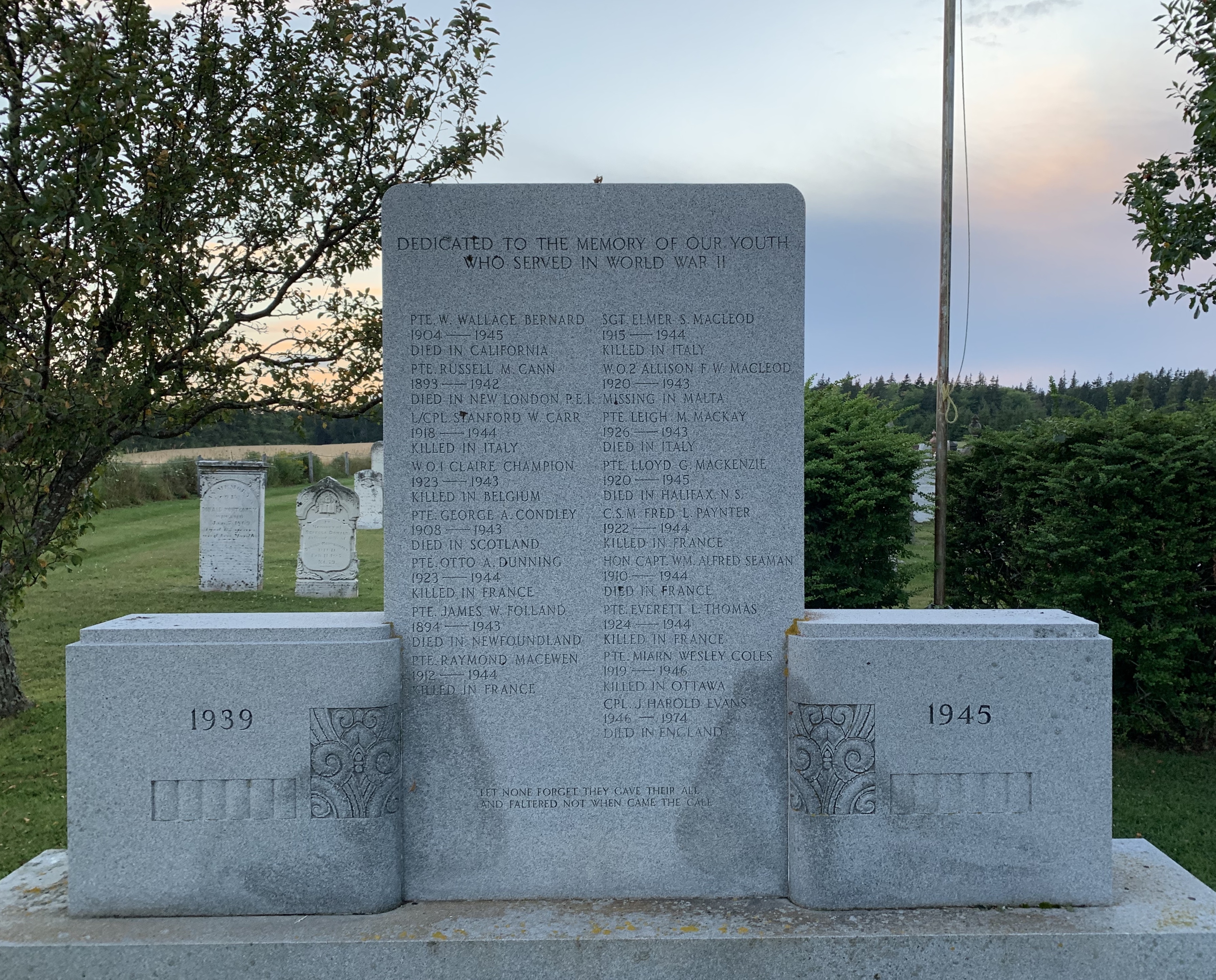 Springbrook World War II Memorial