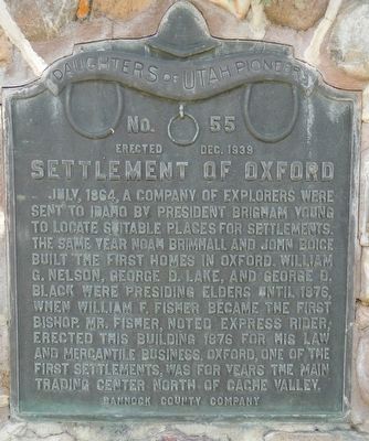 Settlement of Oxford Marker image. Click for full size.