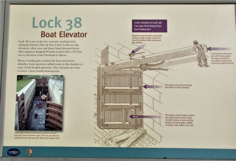 Lock 38 Marker image. Click for full size.