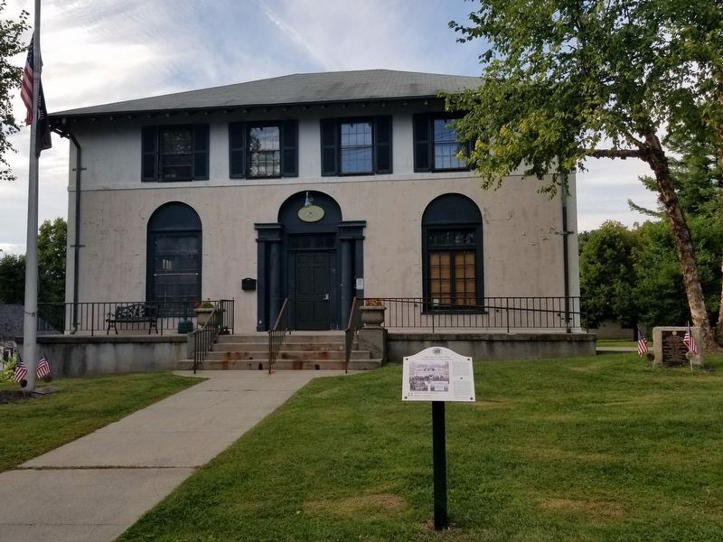 Athletics and Community Marker in front of the Millbrook Police Station image. Click for full size.