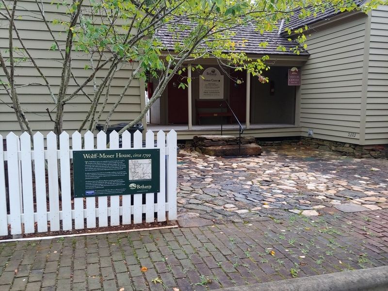 Wolff-Moser House Marker. Click for full size. Wolff-Moser House Marker image. Click for full size.