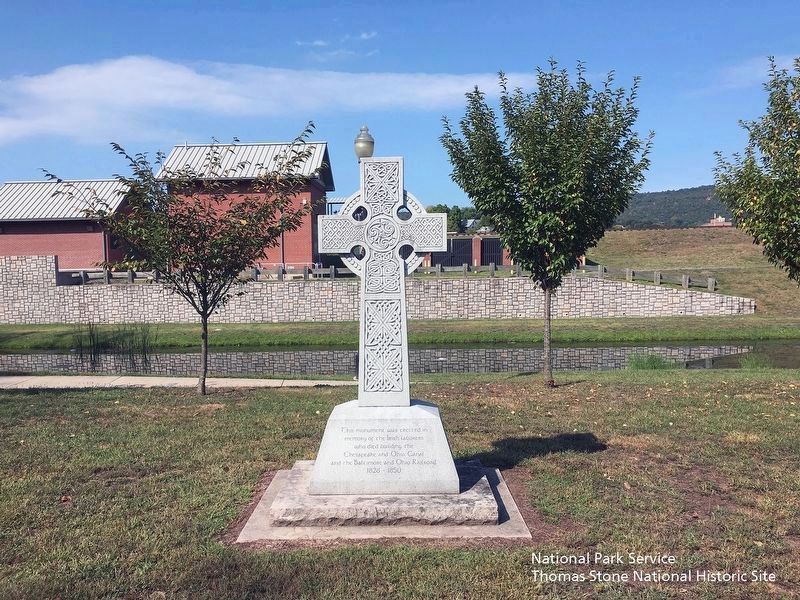 Irish Laborers monument image. Click for full size.