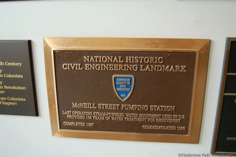 National Historic Civil Engineering Landmark plaque. Click for full size. National Historic Civil Engineering Landmark plaque image. Click for full size.