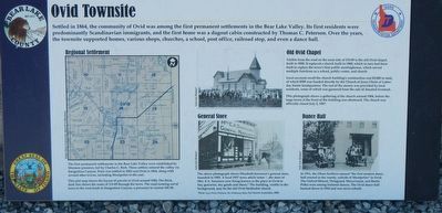 Ovid Townsite Marker image. Click for full size.