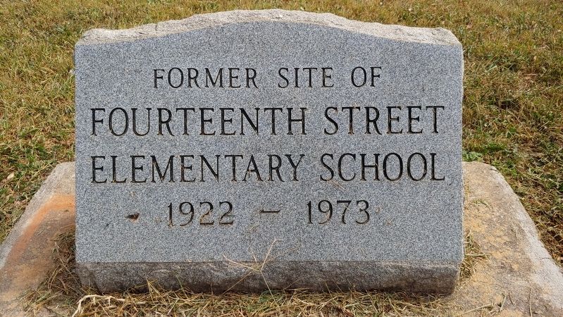 Fourteenth Street Elementary School Marker image. Click for full size.