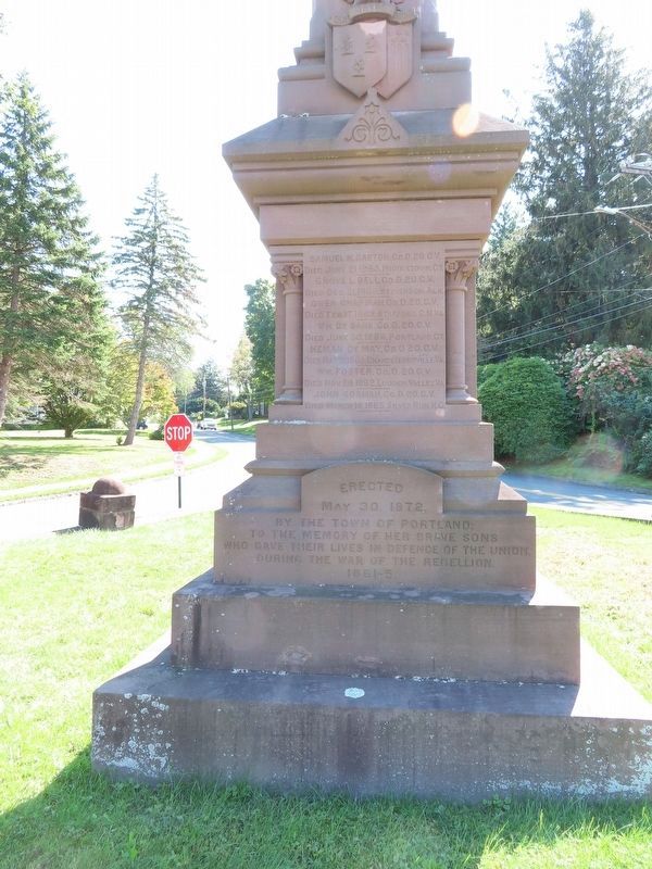 Portland Civil War Memorial. Click for full size. Portland Civil War Memorial image. Click for full size.