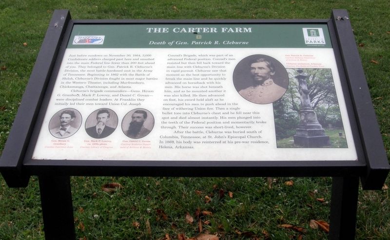 The Carter Farm Marker image. Click for full size.