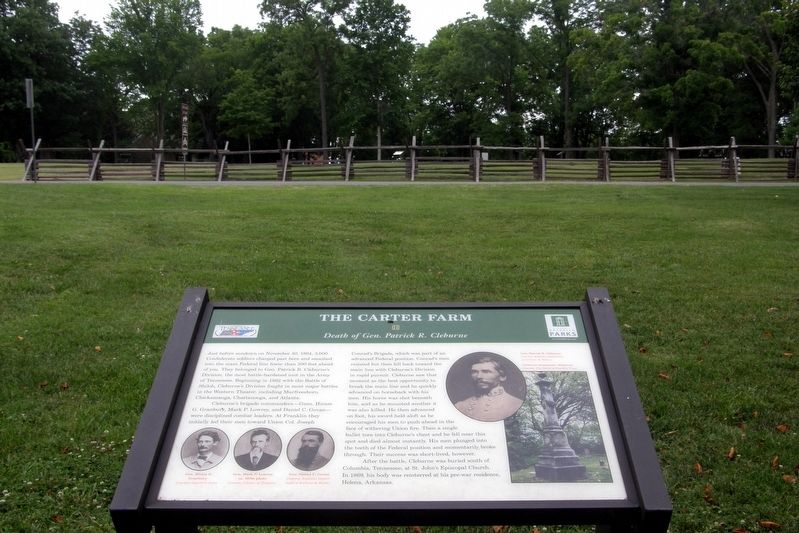 The Cleburne death site image. Click for full size.