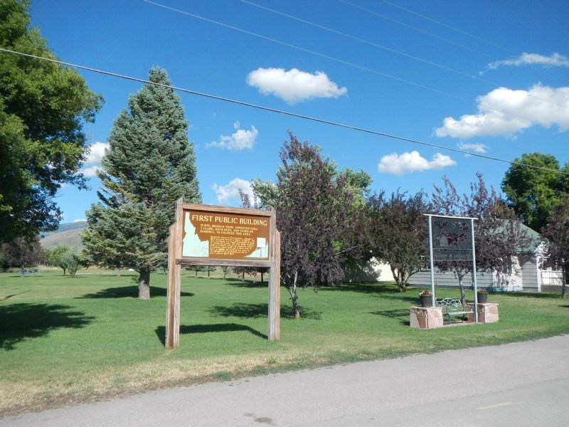 First Public Building Marker. Click for full size. First Public Building Marker image. Click for full size.