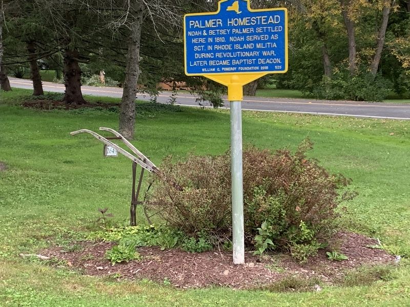 Palmer Homestead Marker image. Click for full size.