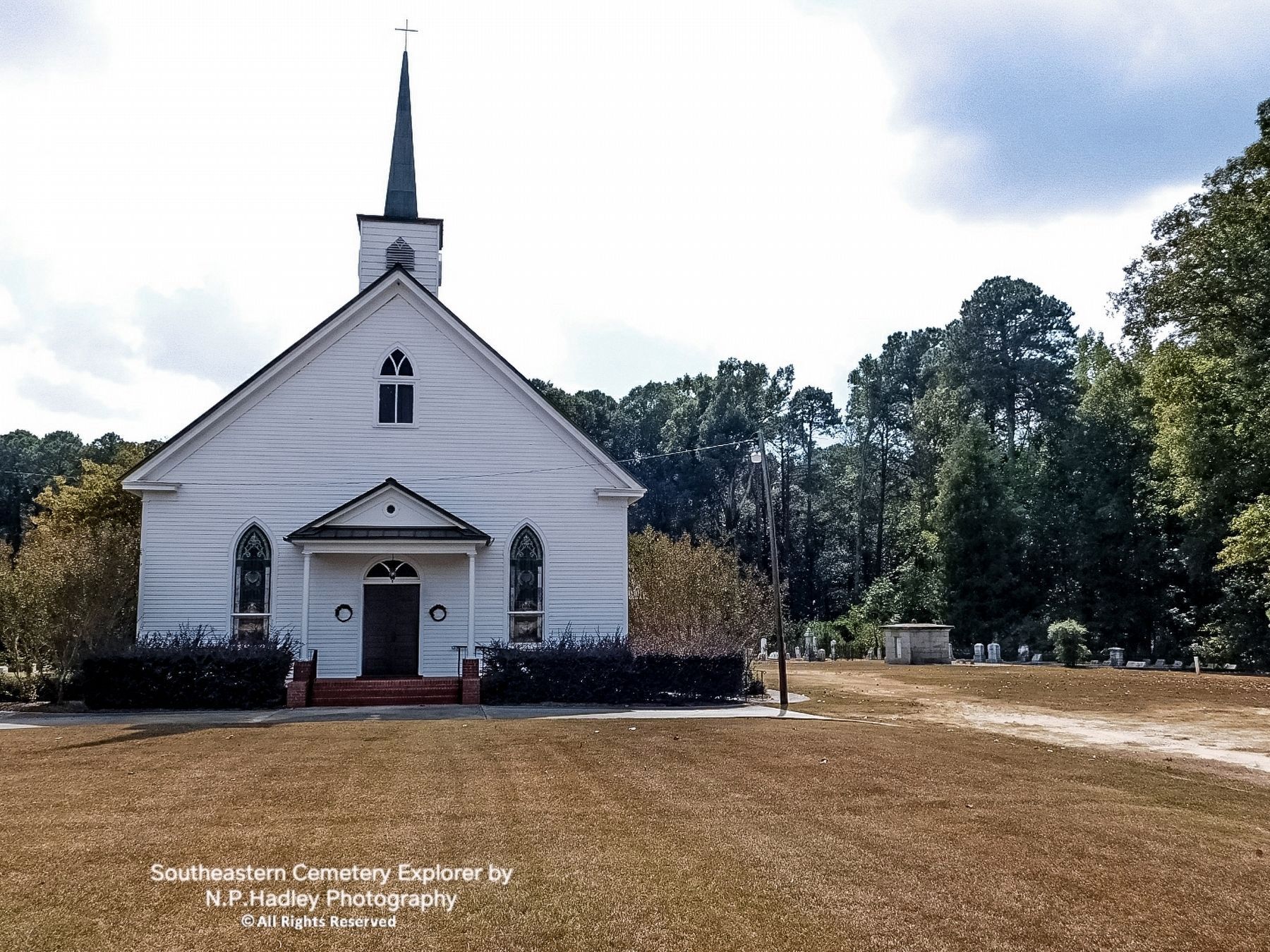 Smyrna Methodist Church Marker image. Click for full size.