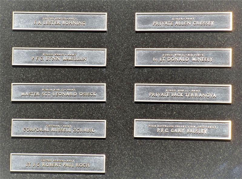 Valley View Veterans Honor Roll Marker image. Click for full size.