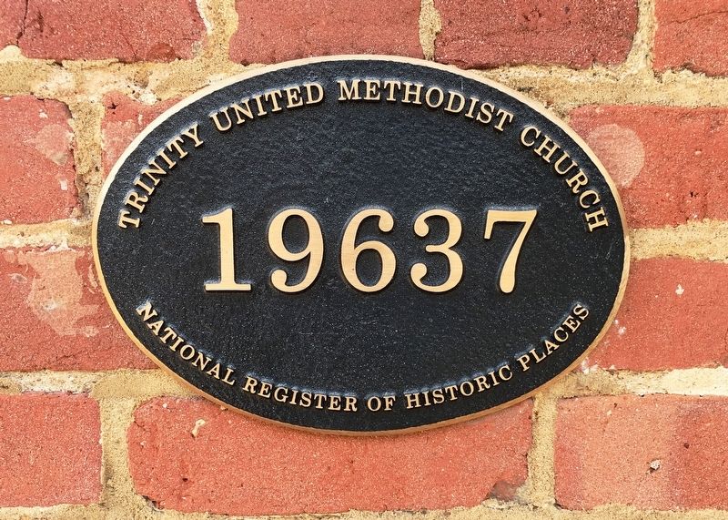 Trinity United Methodist Church Marker. Click for full size. Trinity United Methodist Church Marker image. Click for full size.