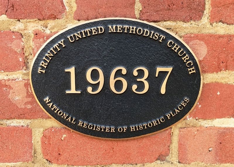 Trinity United Methodist Church Marker image. Click for full size.