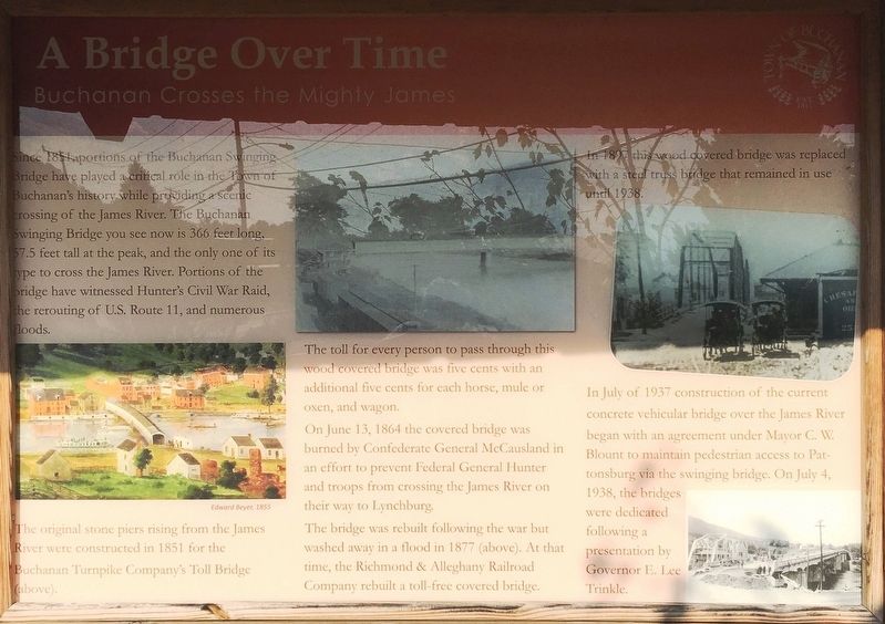 A Bridge Over Time Marker image. Click for full size.