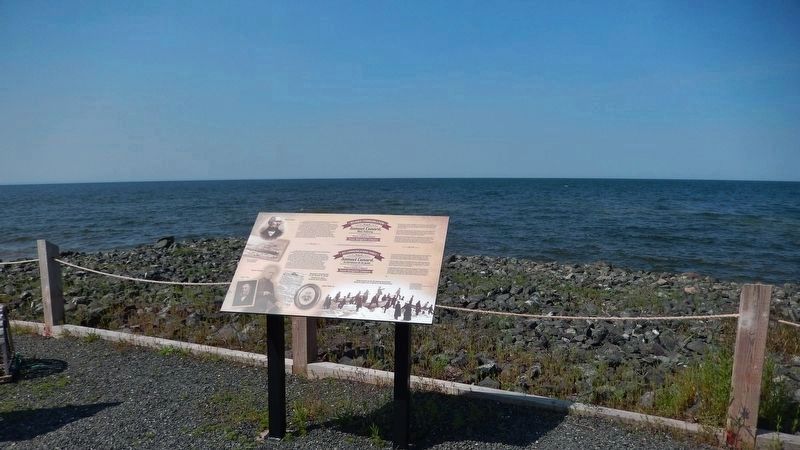 Reliable Communication Marker <br>(<i>view west across Northumberland Strait</i>) image. Click for full size.