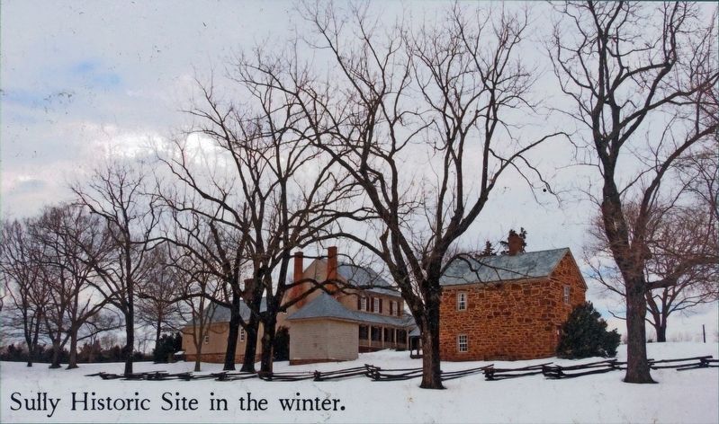 Sully Historic Site in Winter image. Click for full size.