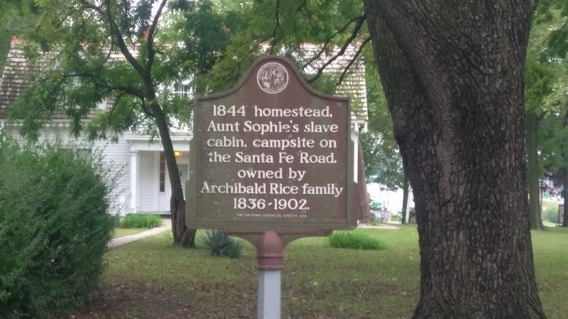 1844 Homestead Marker image. Click for full size.