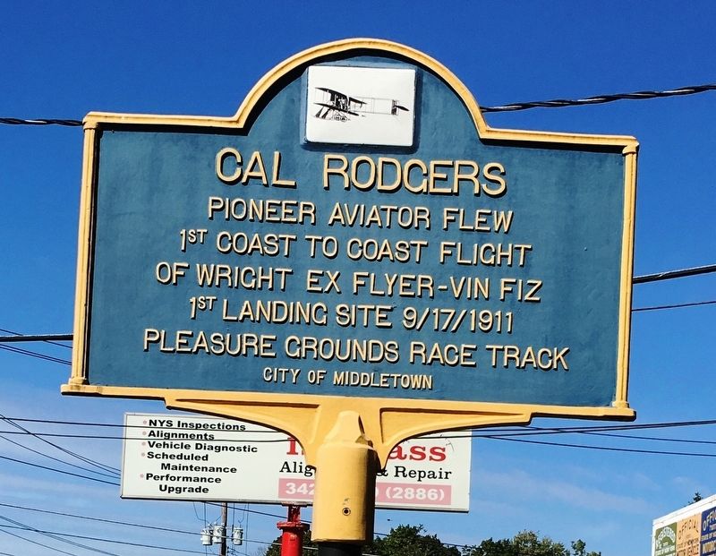 Cal Rodgers Marker image. Click for full size.