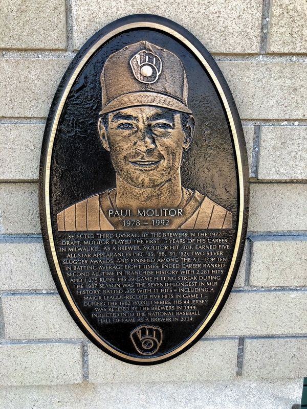 Paul Molitor Marker image. Click for full size.