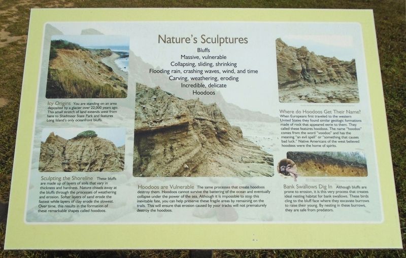 Nature's Sculptures Marker. Click for full size. Nature's Sculptures Marker image. Click for full size.