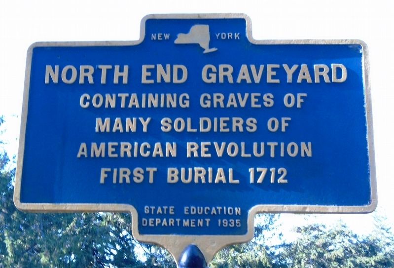 North End Graveyard Marker image. Click for full size.