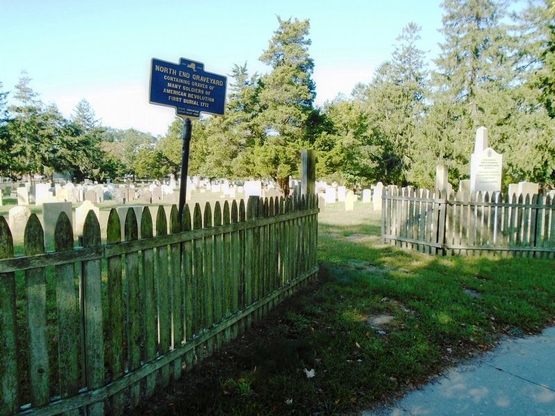 North End Graveyard and Marker image. Click for full size.