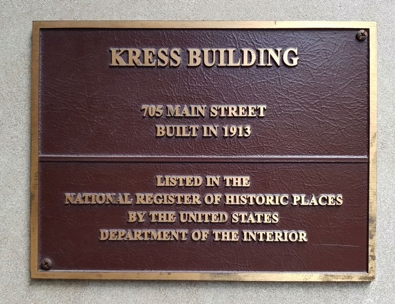 Kress Building Marker image. Click for full size.