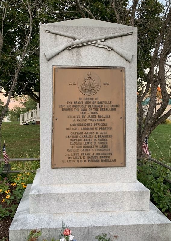 Danville Civil War Memorial image. Click for full size.