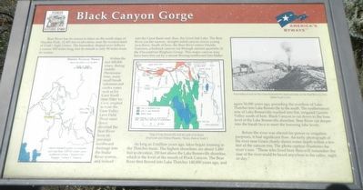 Black Canyon Gorge Marker image. Click for full size.