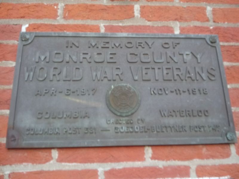 Monroe County World War Veteran Memorial image. Click for full size.