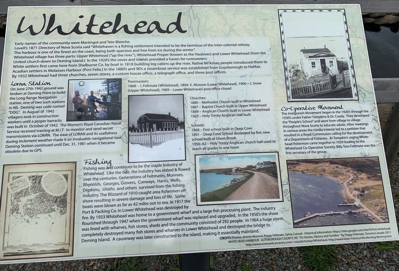 Whitehead Marker image. Click for full size.