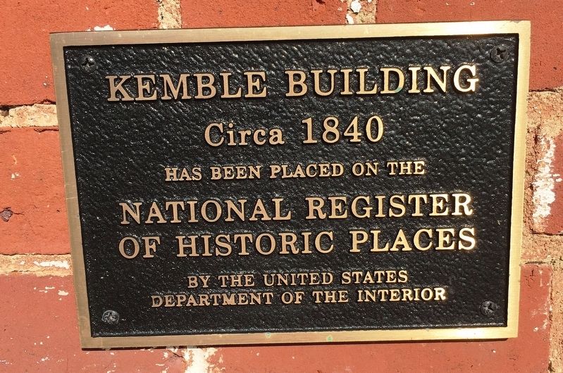 Kemble Building Marker image. Click for full size.