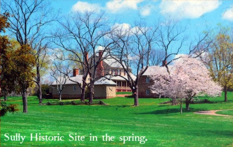Sully Historic Site in Spring image. Click for full size.