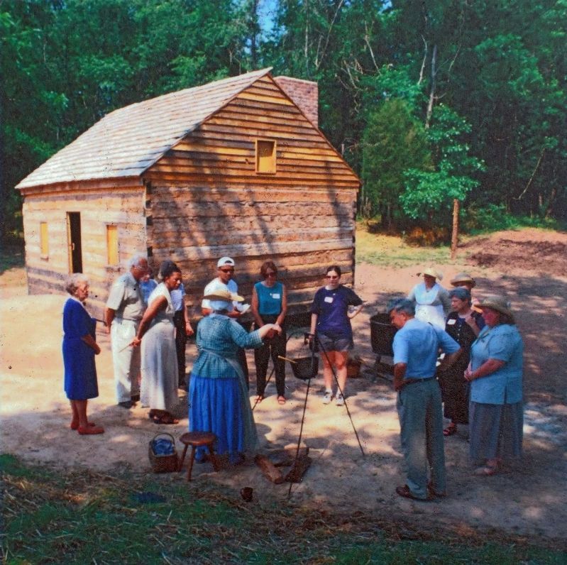 Dedication of the Slave Quarter. Click for full size. Dedication of the Slave Quarter image. Click for full size.