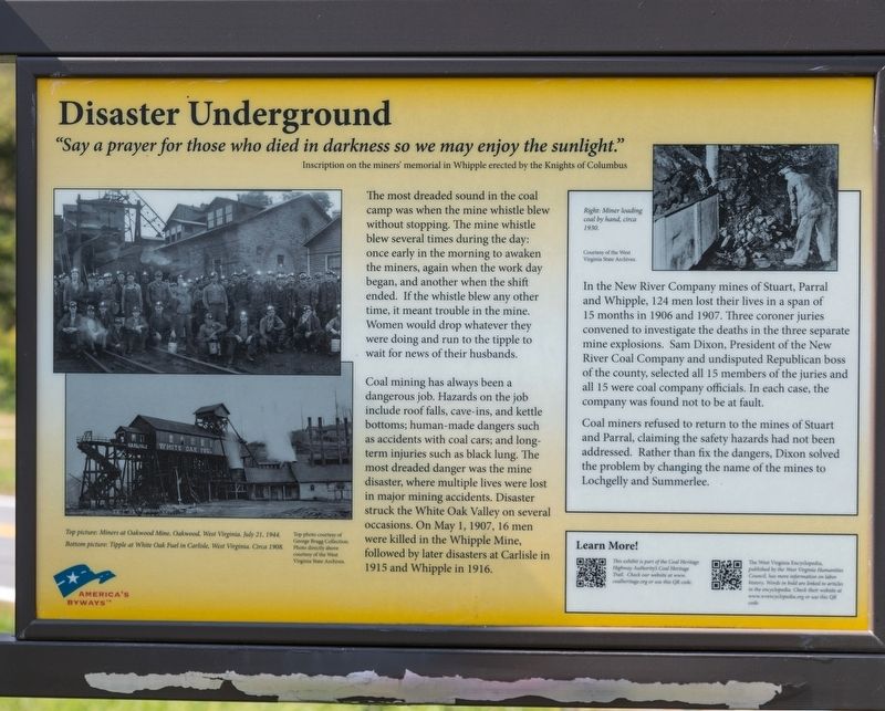 Disaster Underground Marker. Click for full size. Disaster Underground Marker image. Click for full size.