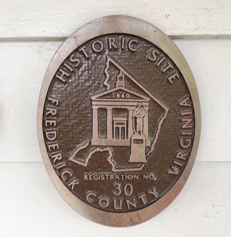 Frederick County Historic Site Plaque image. Click for full size.
