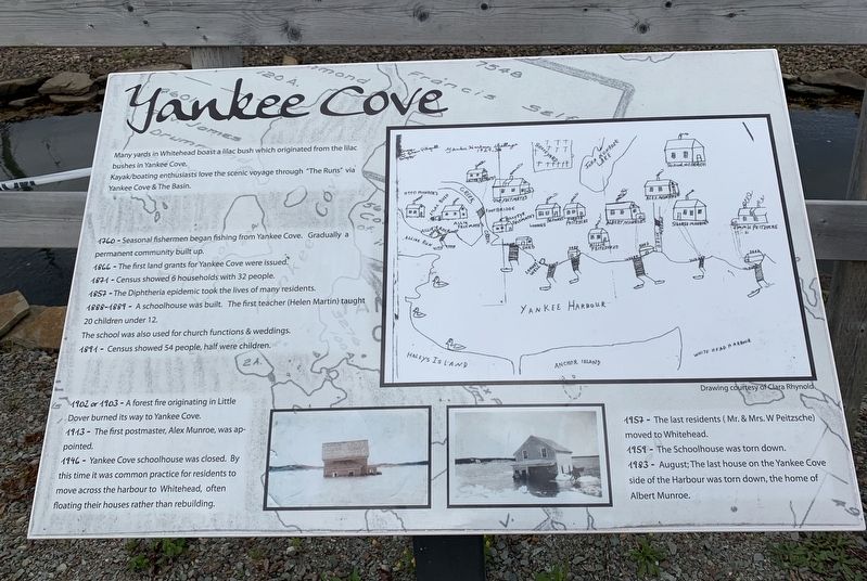 Yankee Cove Marker image. Click for full size.