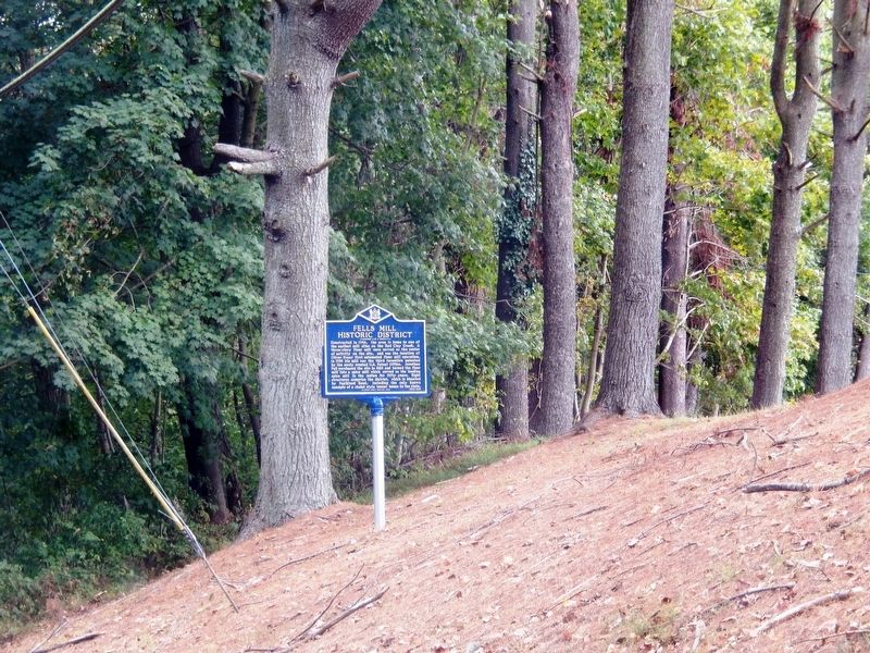 Fells Mill Historic District Marker image. Click for full size.