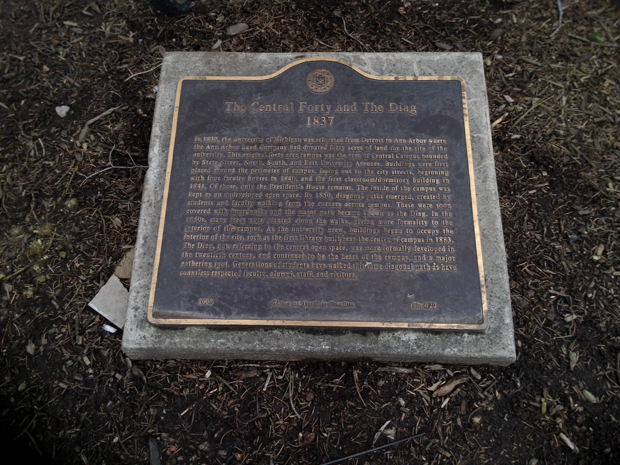 The Central Forty and The Diag Marker