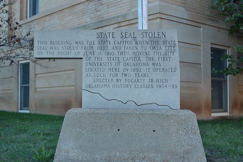 State Seal Stolen Marker. Click for full size. State Seal Stolen Marker image. Click for full size.